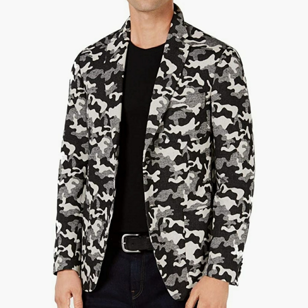 Michael Kors Black Camo Blazer
